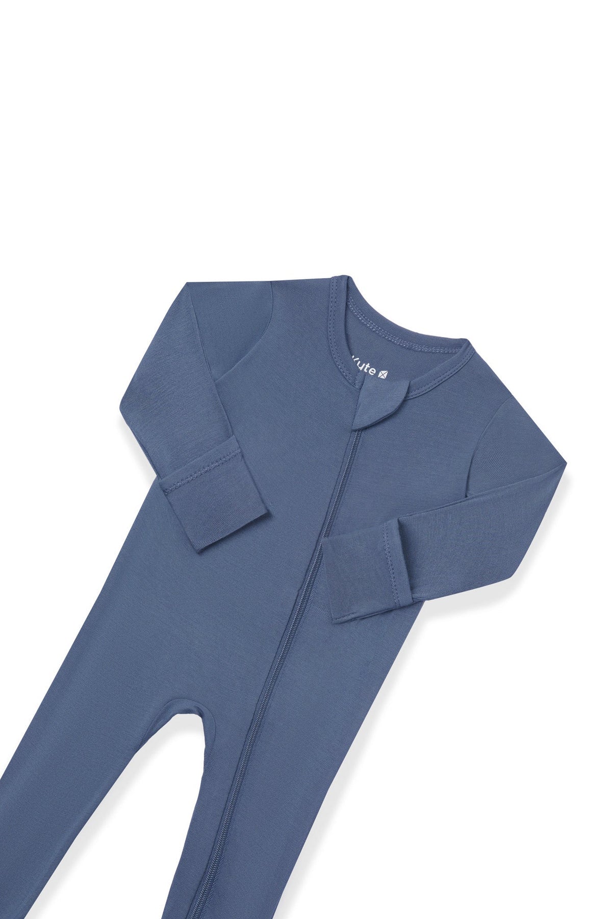 Zippered Footie in Oxford