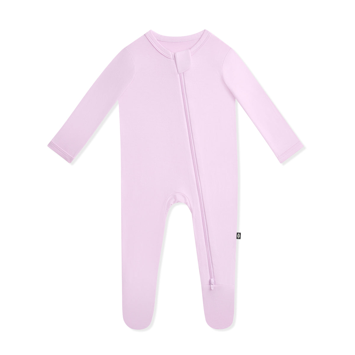 Zippered Footie in Thistle