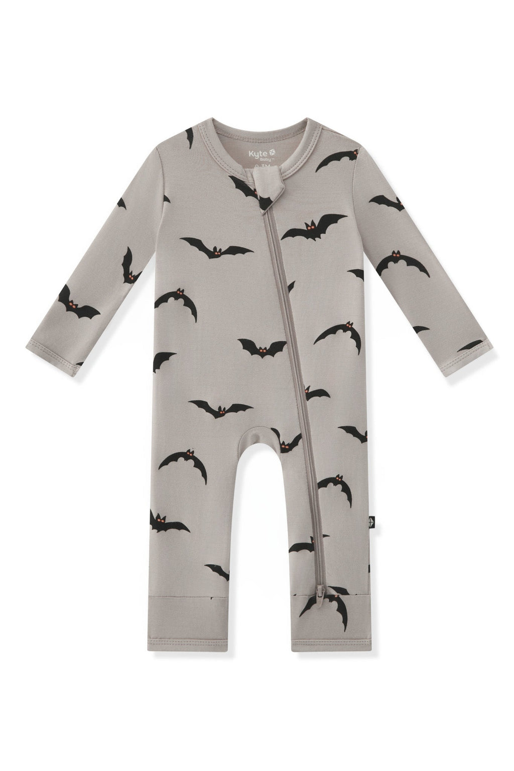 Zippered Romper in Bats