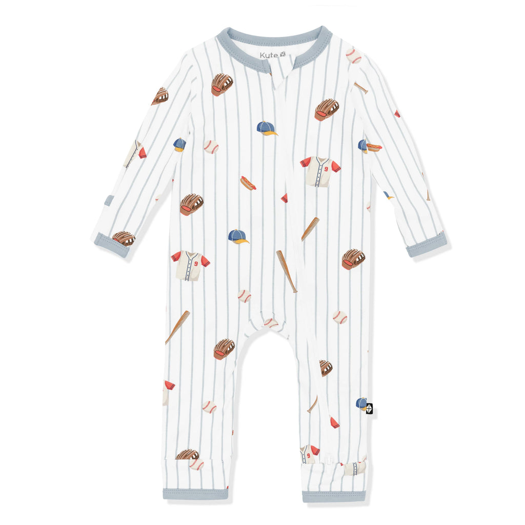 Zippered Romper in Home Run