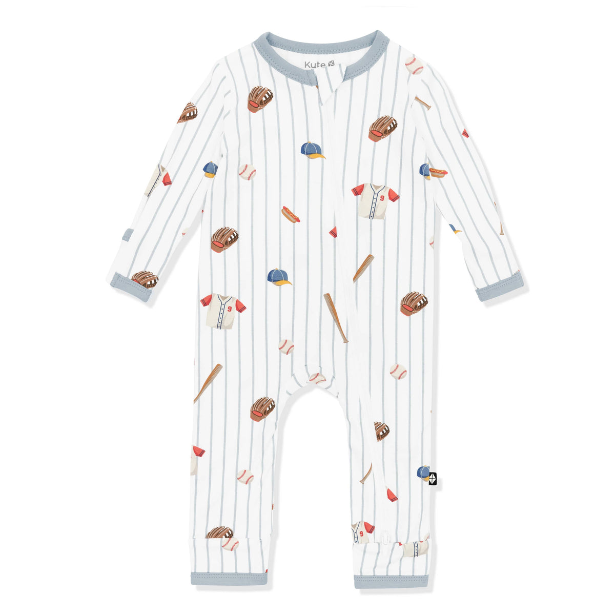 Zippered Romper in Home Run