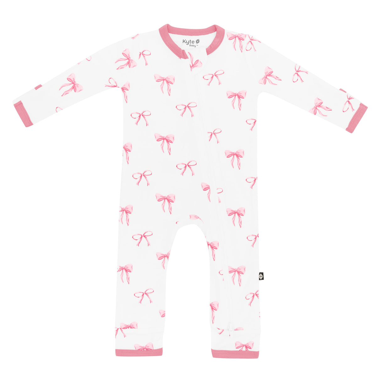 Zippered Romper in Bow