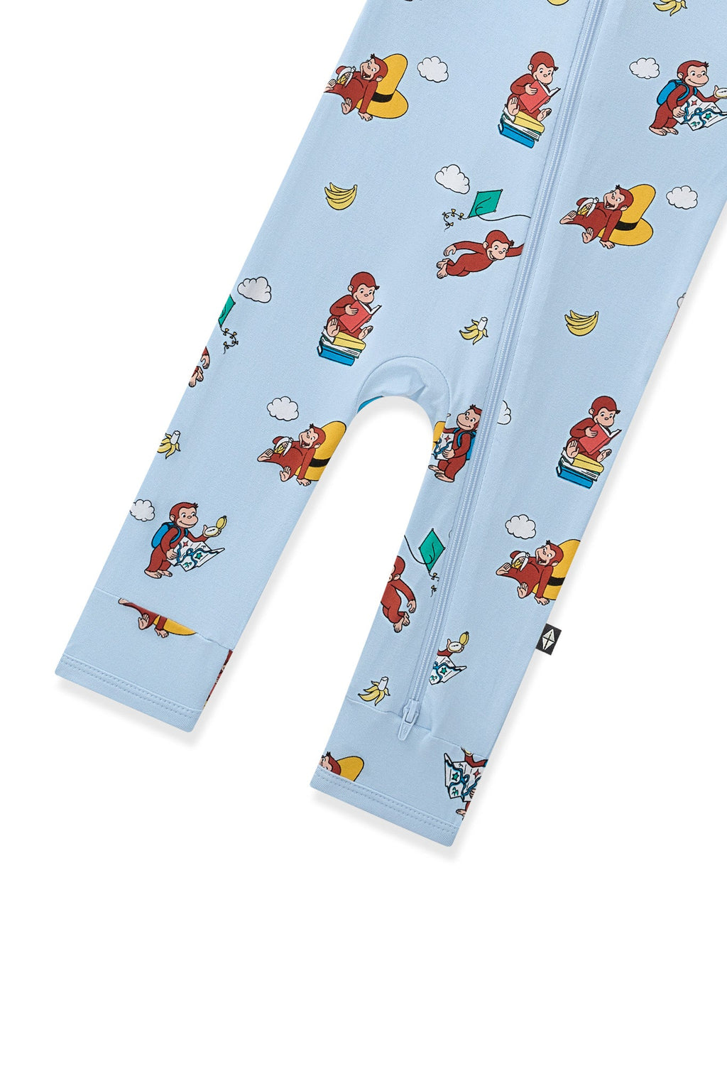 Zippered Romper in Curious George