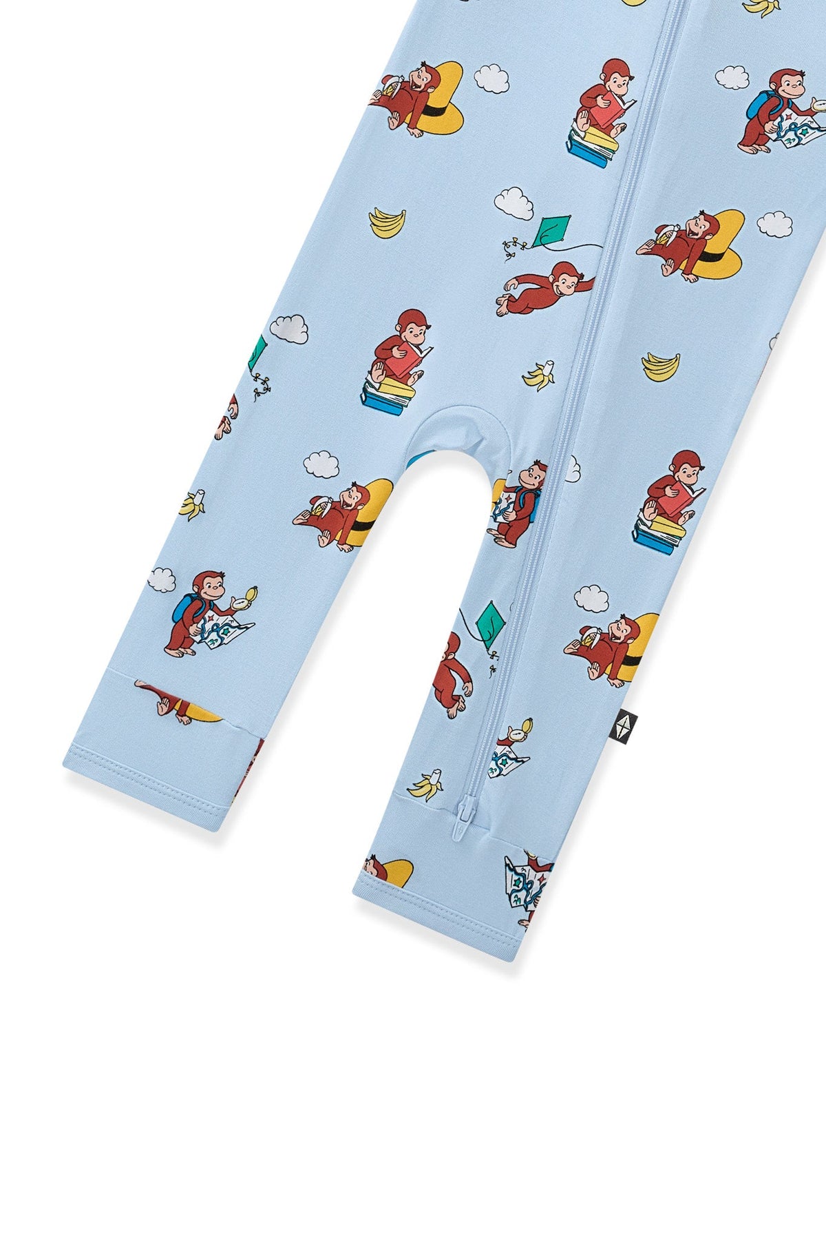 Zippered Romper in Curious George