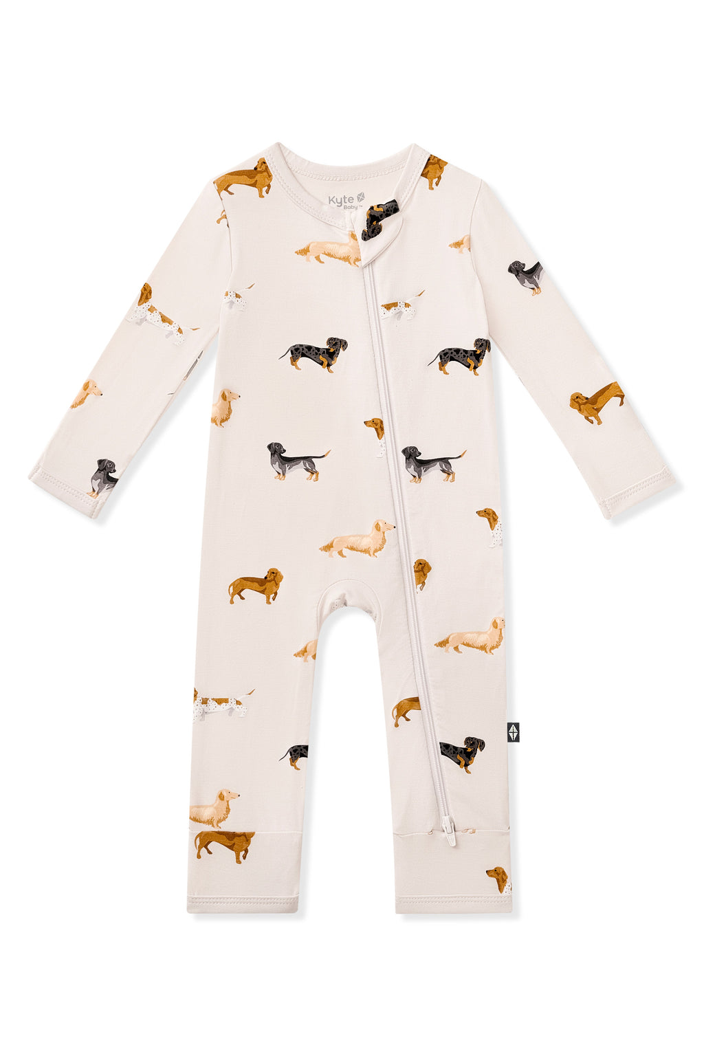 Zippered Romper in Dachshund