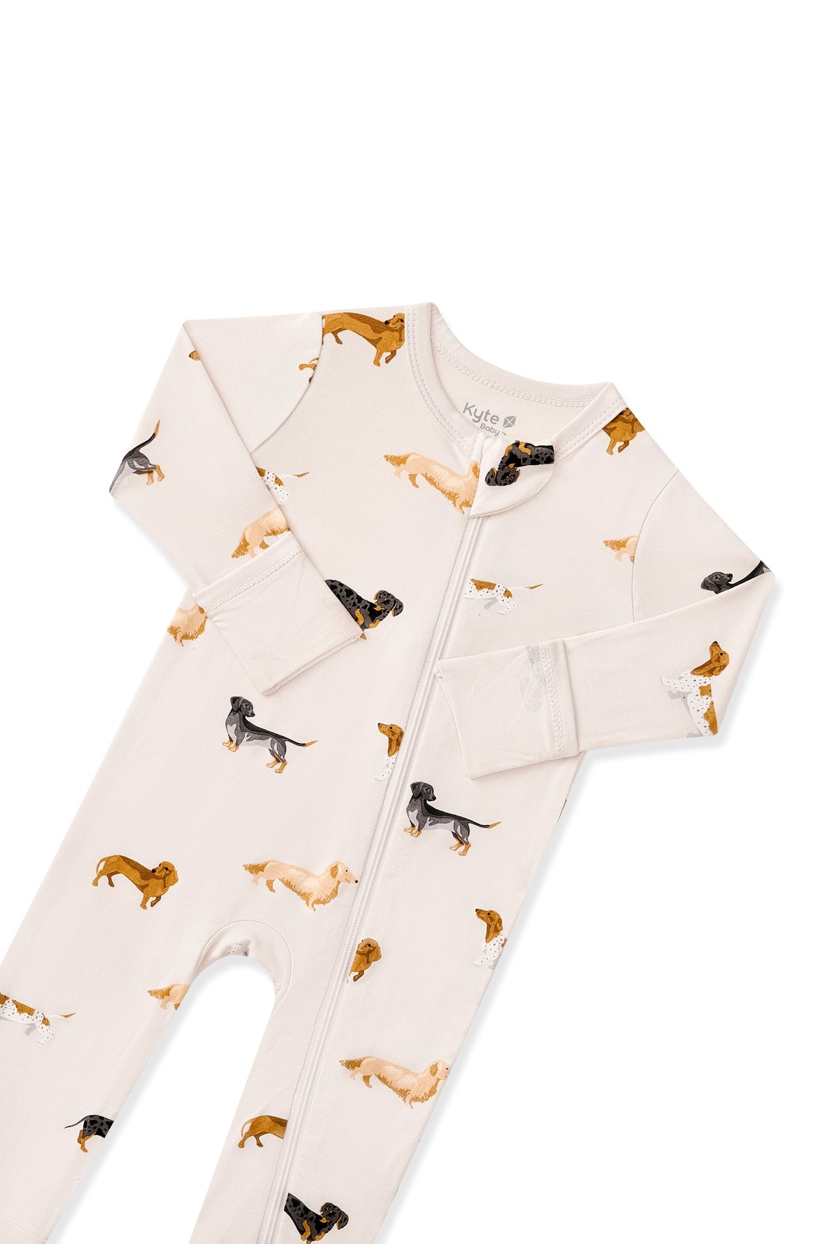Zippered Romper in Dachshund