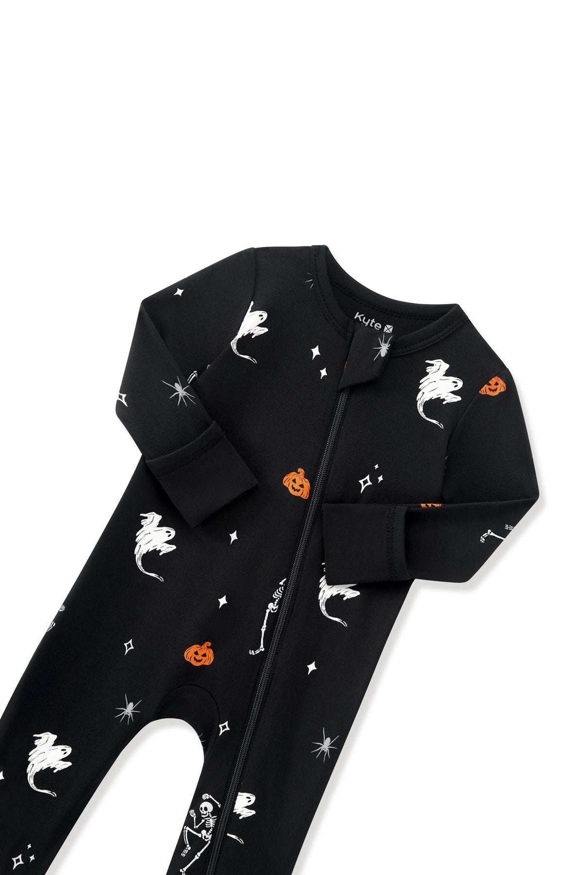Zippered Romper in Halloween Friends