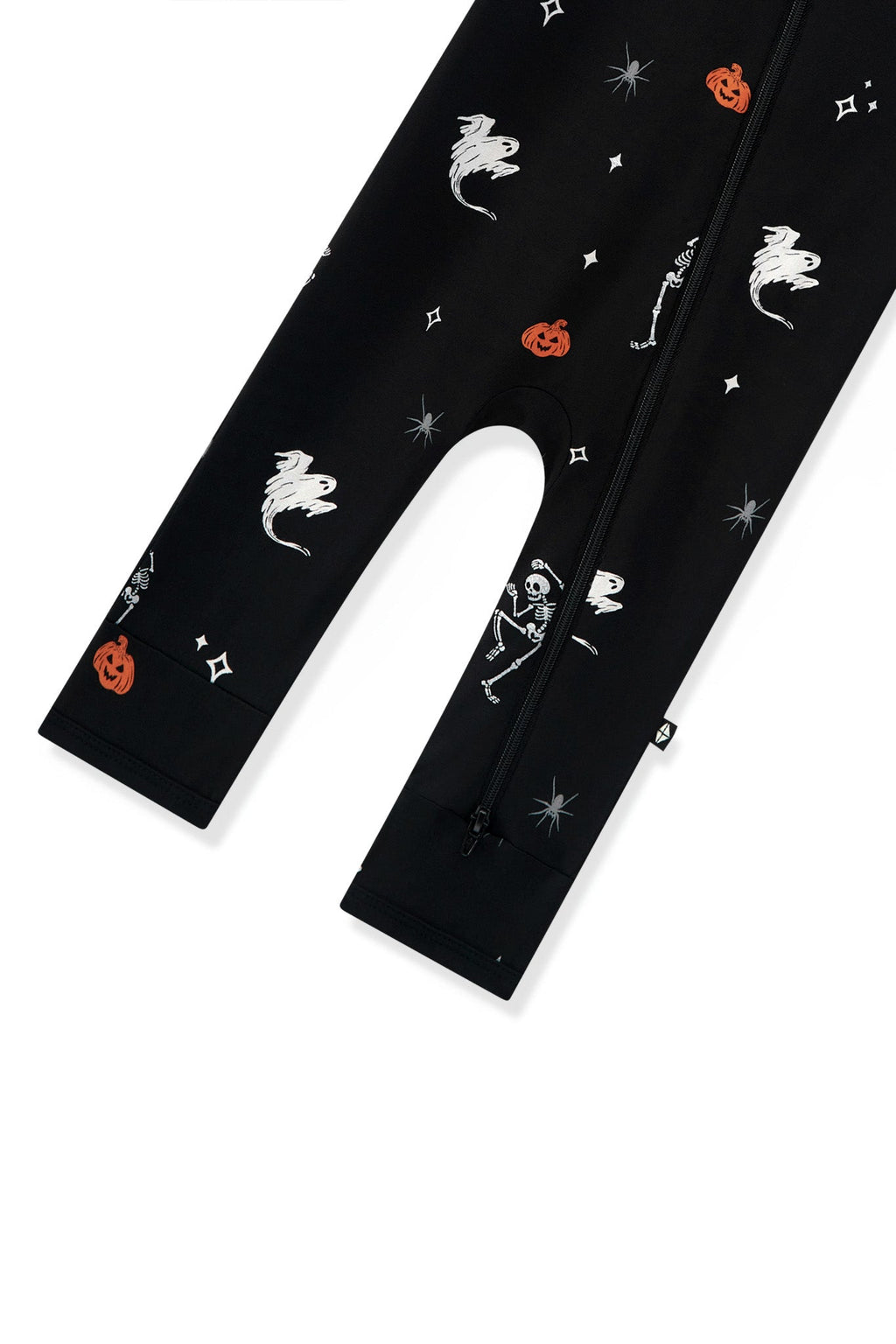 Zippered Romper in Halloween Friends