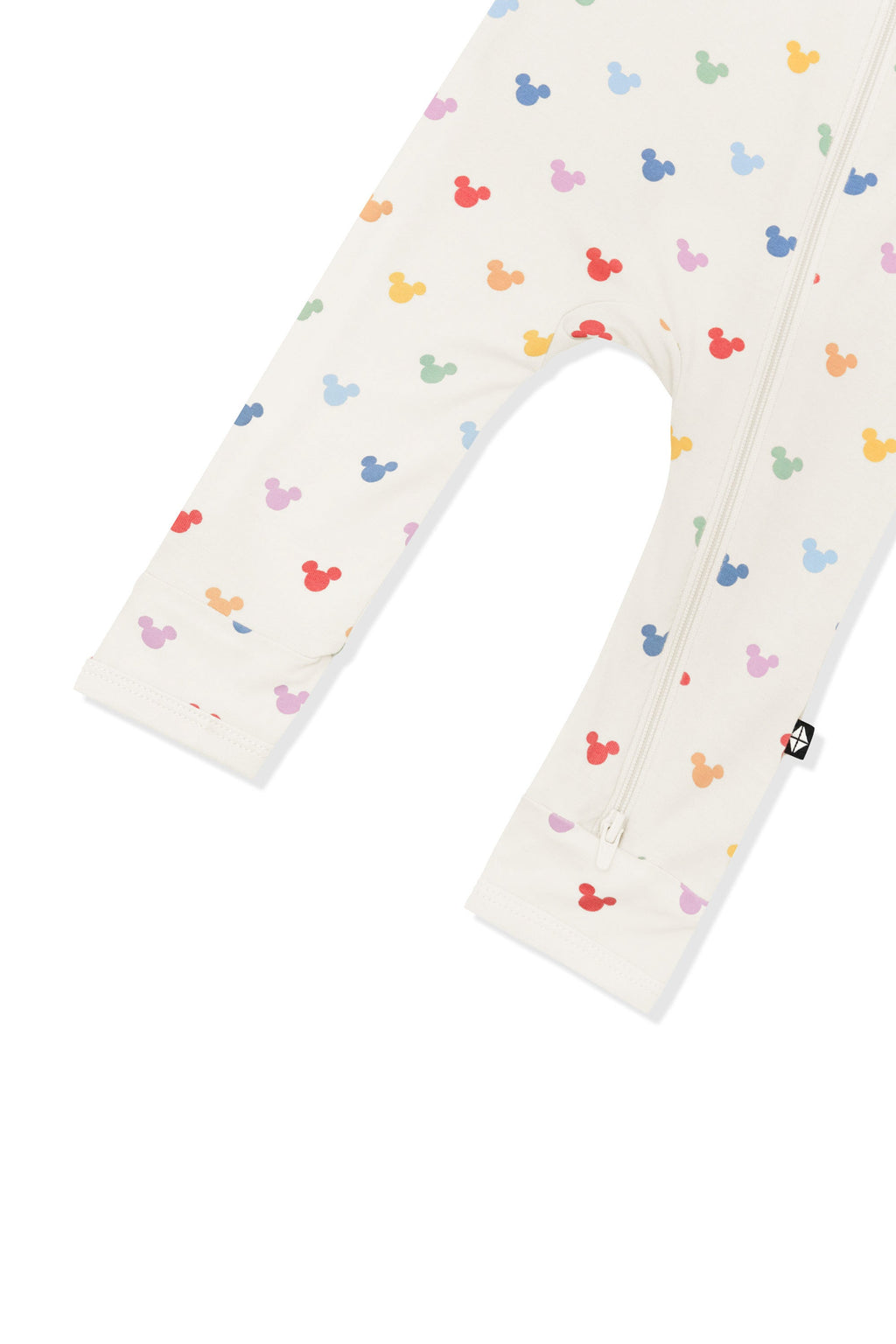 Zippered Romper in Pastel Mickey Mouse