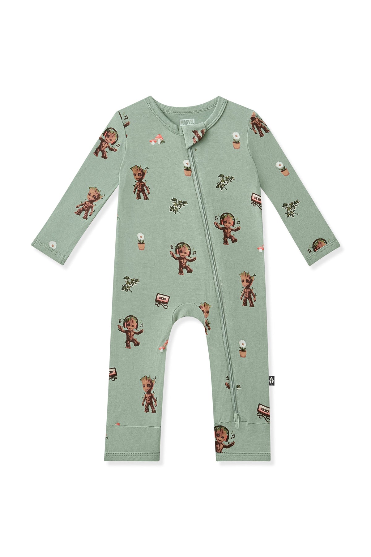 Zippered Romper in Groot