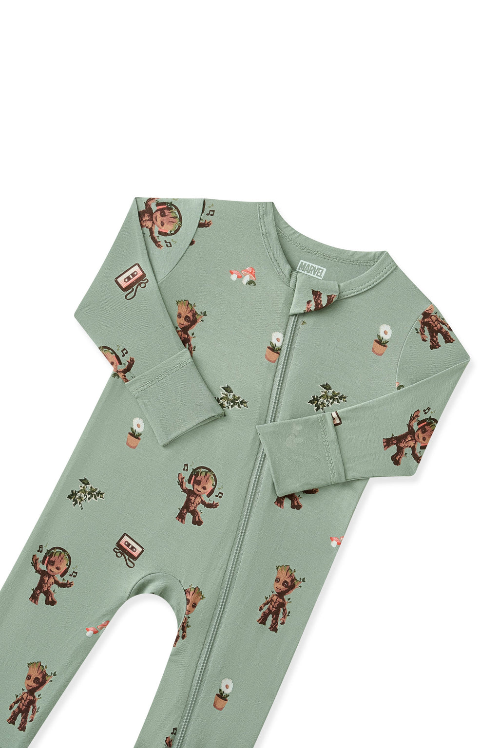 Zippered Romper in Groot