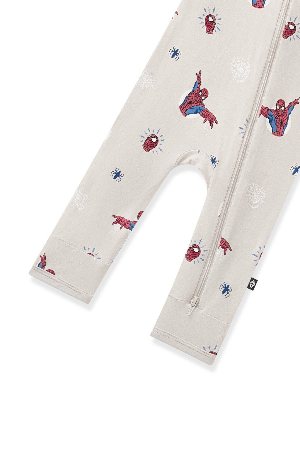 Zippered Romper in Spider-Man