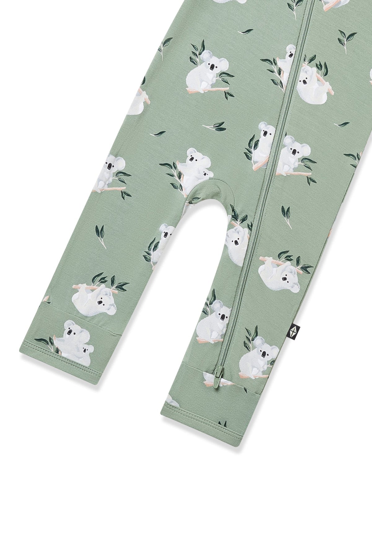 Zippered Romper in Koala