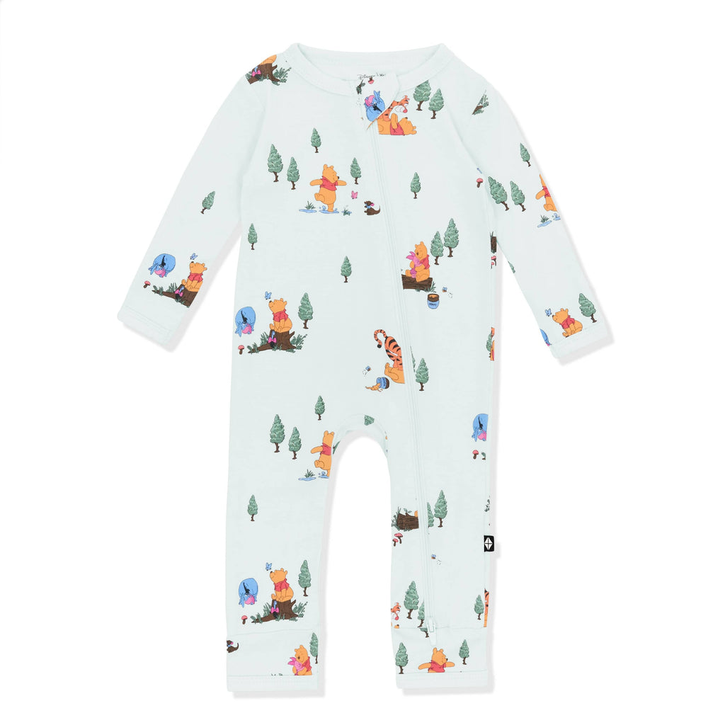 Zippered Romper in Winnie the Pooh Hundred Acre Wood