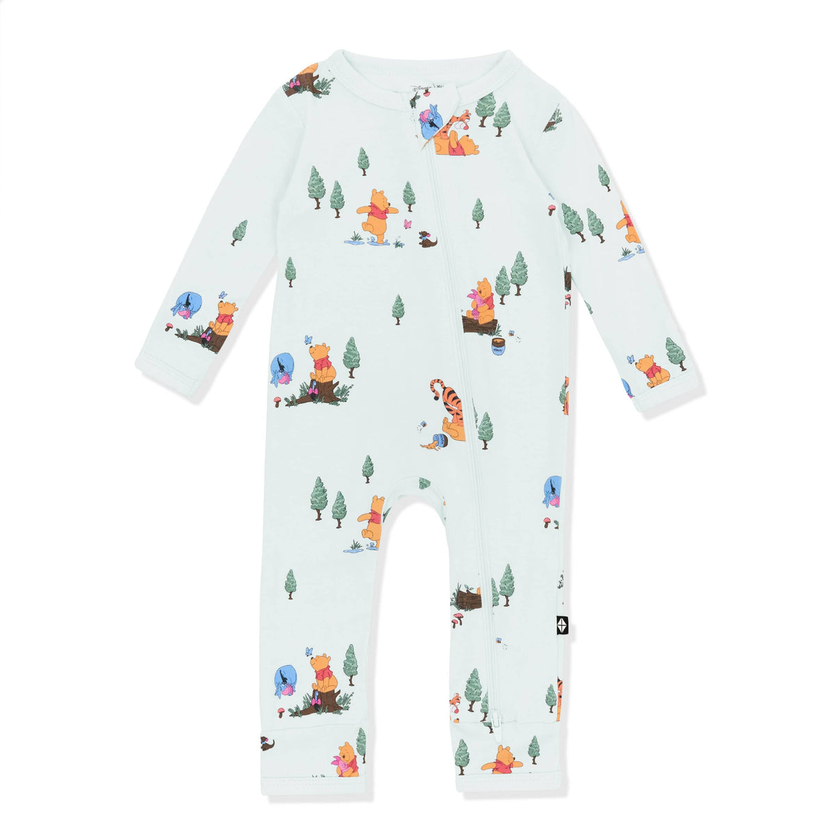 Zippered Romper in Winnie the Pooh Hundred Acre Wood