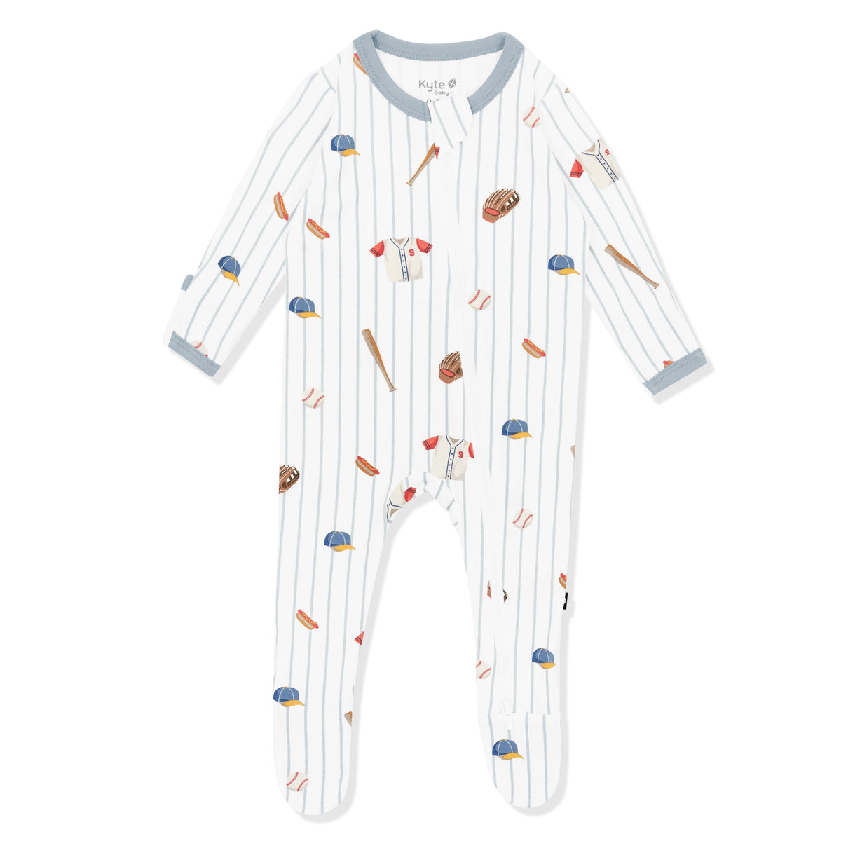 Zippered Footie in Home Run