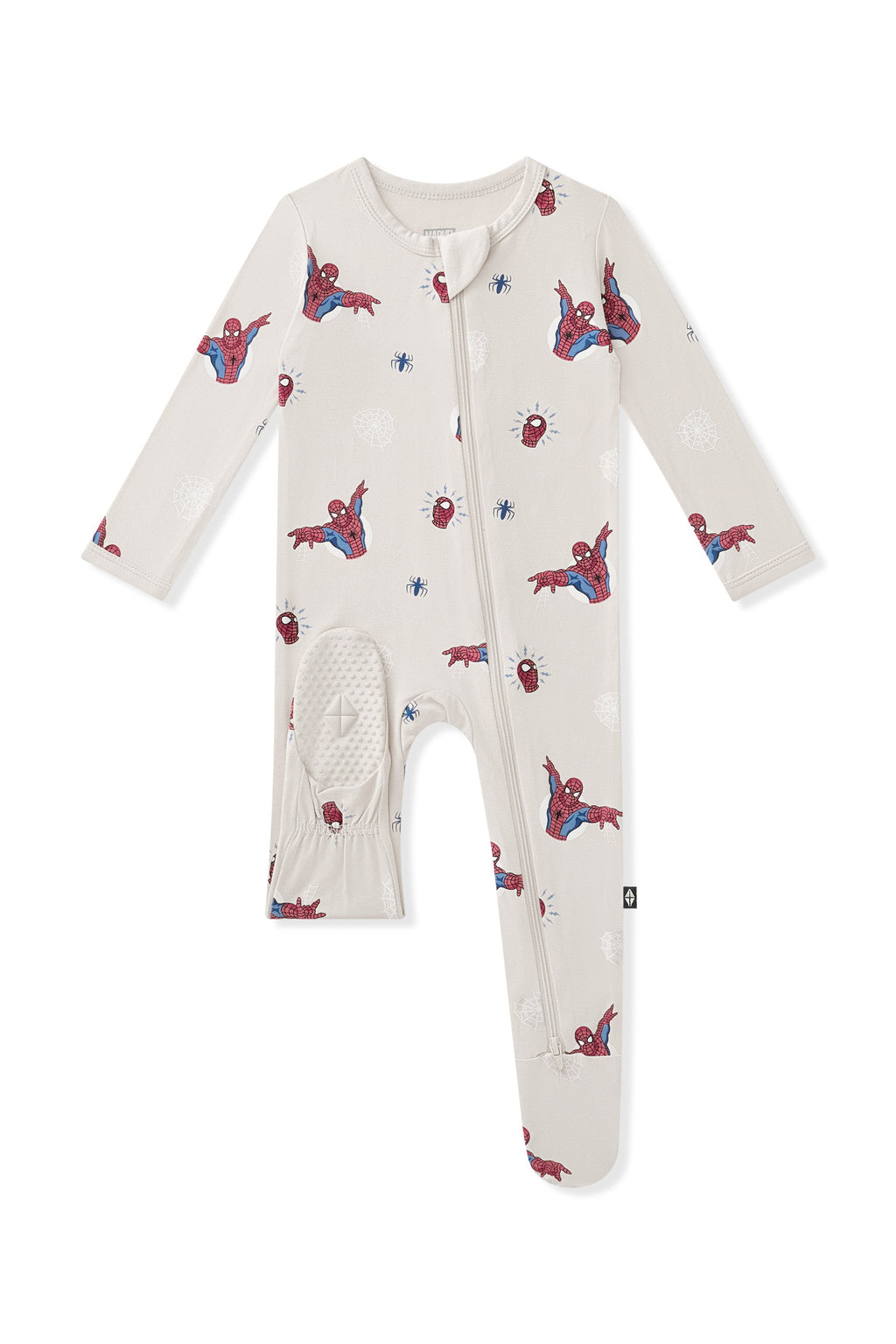 Zippered Footie in Spider-Man