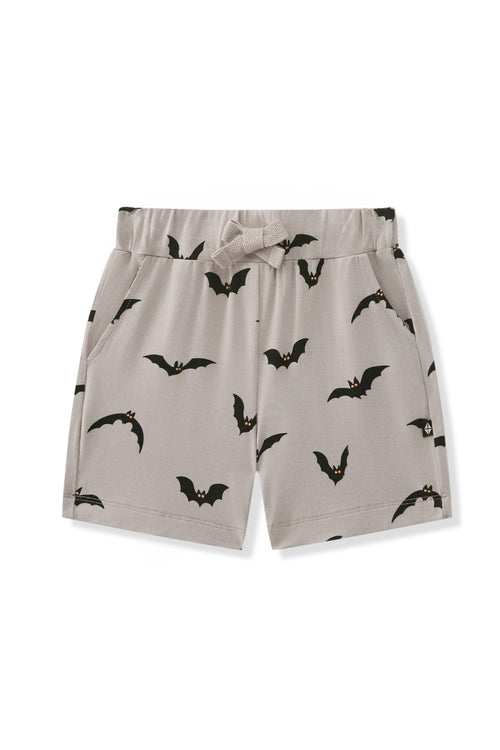 Drawstring Short in Bats