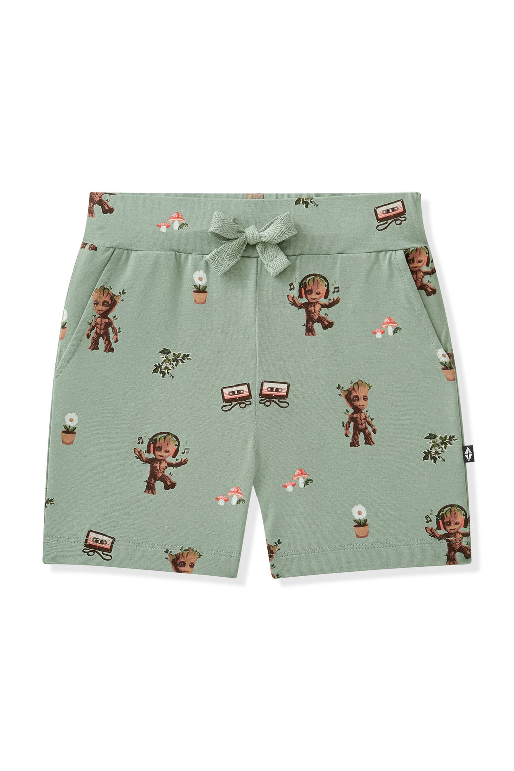 Drawstring Short in Groot
