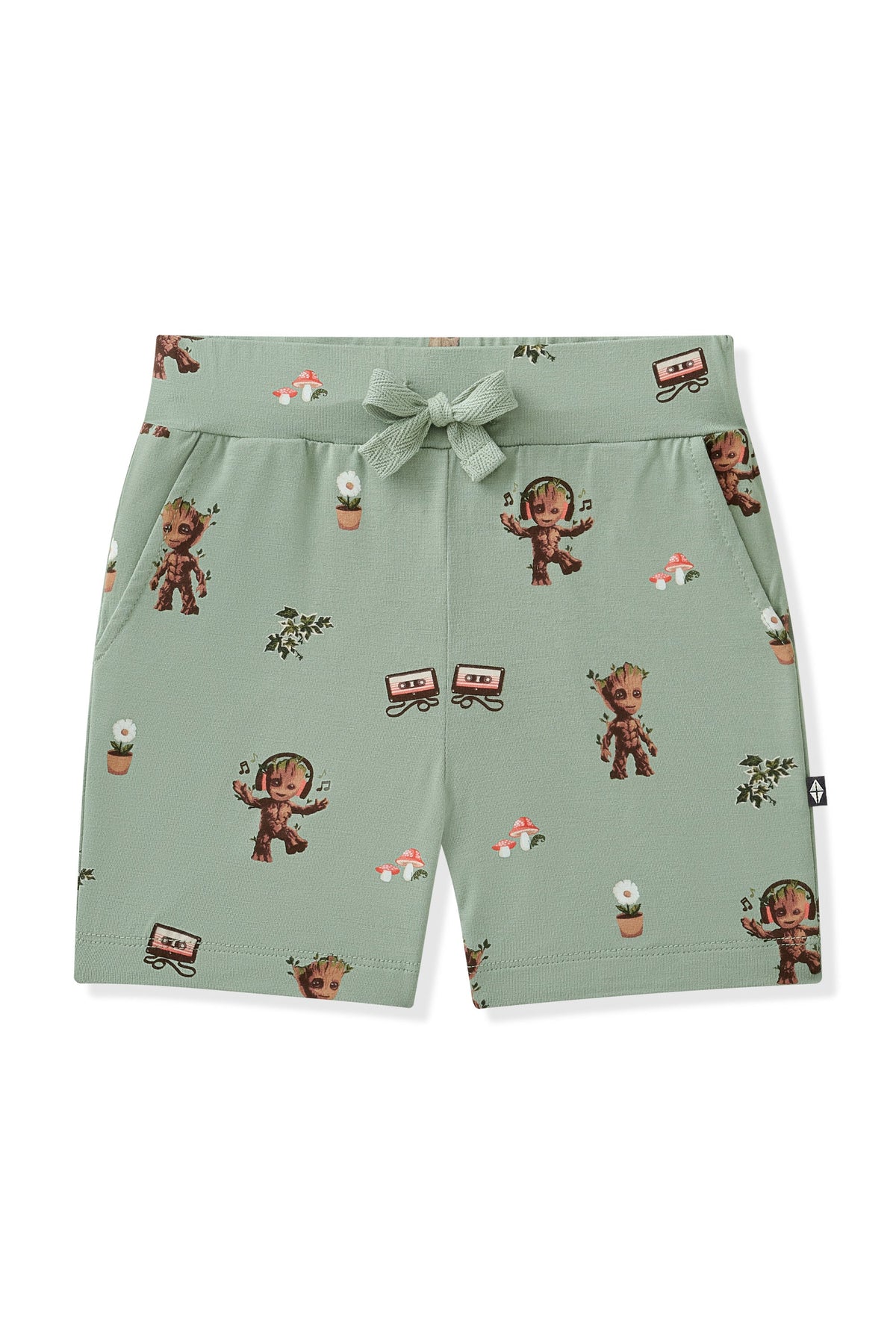 Drawstring Short in Groot