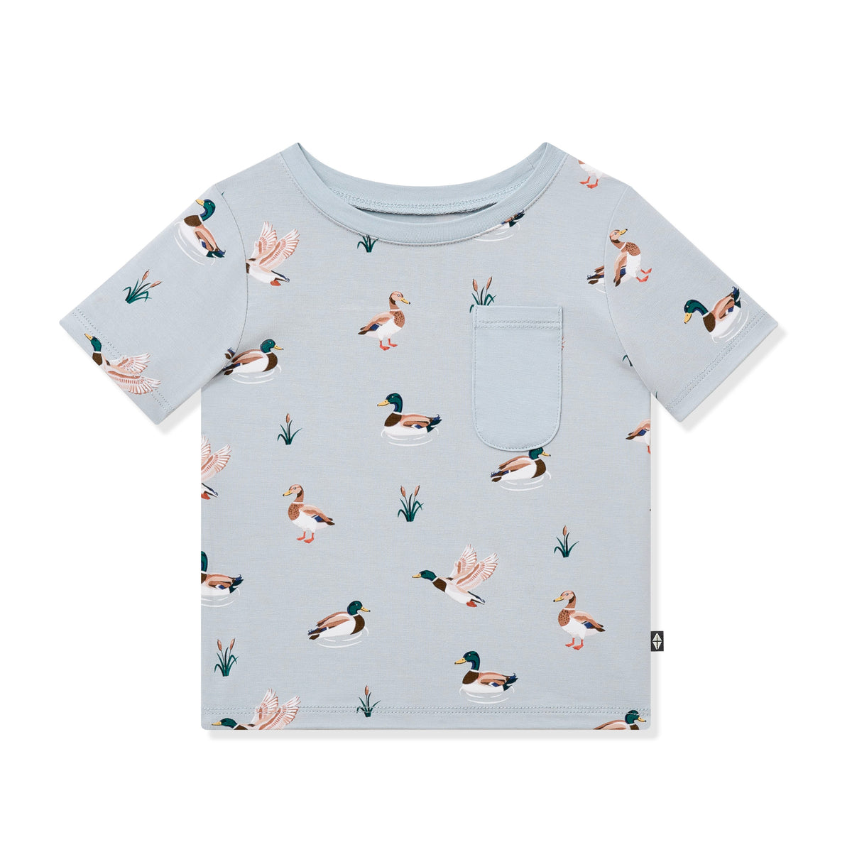 Toddler Crew Neck Tee in Mallard Duck