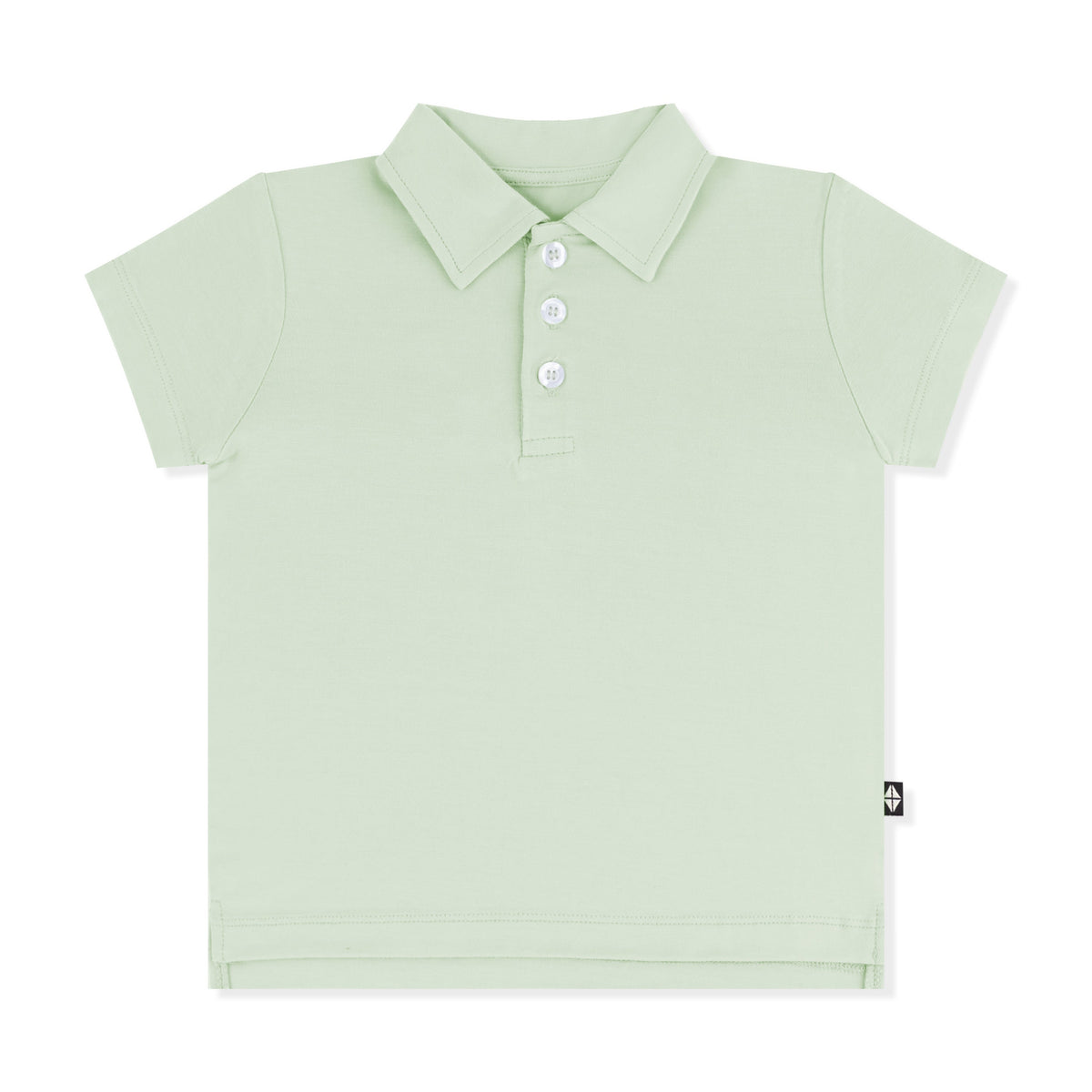 Toddler Short Sleeve Polo in Basil