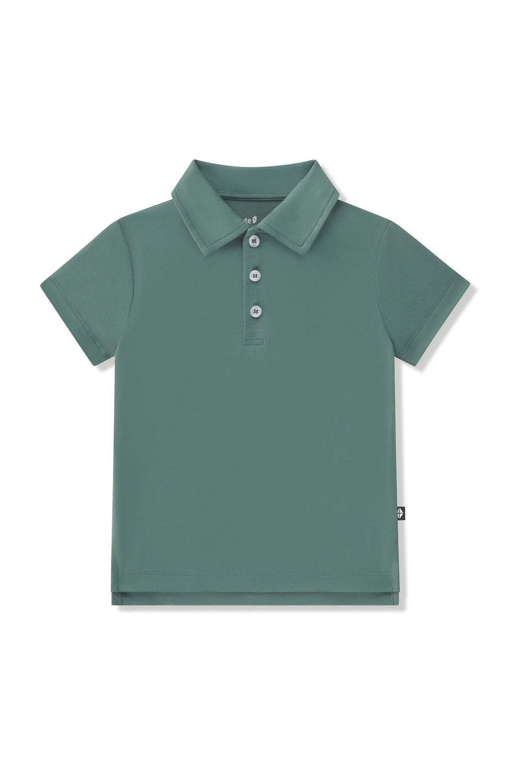 Toddler Short Sleeve Polo in Pine