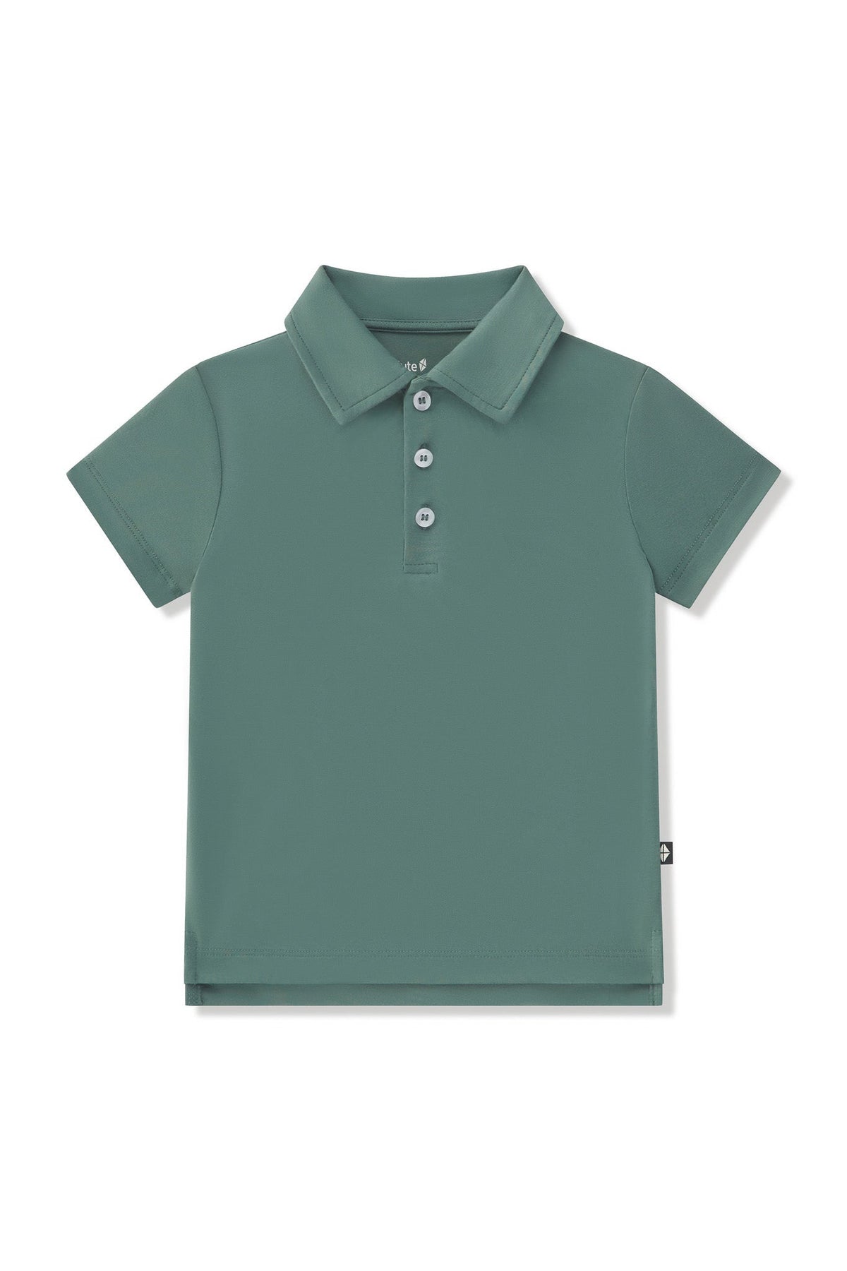 Toddler Short Sleeve Polo in Pine