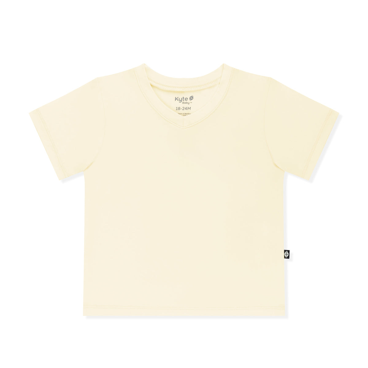 Toddler V-Neck Tee in Chamomile