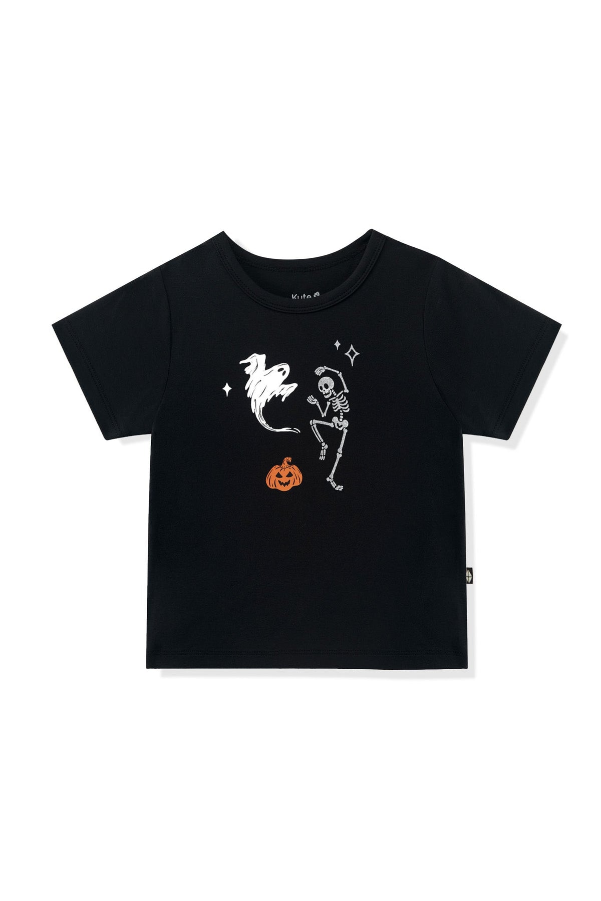 Toddler Basic Tee in Halloween Friends on Midnight