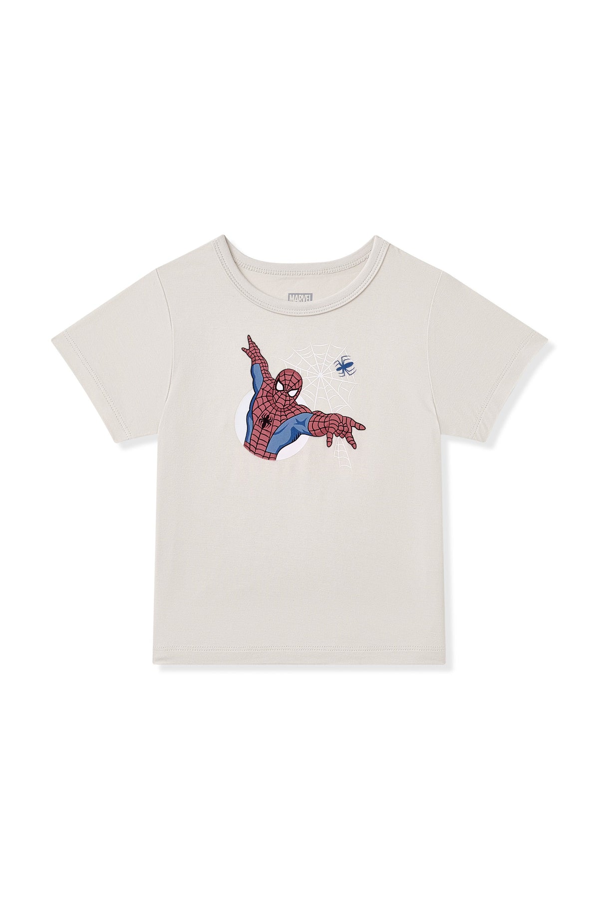 Toddler Basic Tee in Spider-Man on Oat