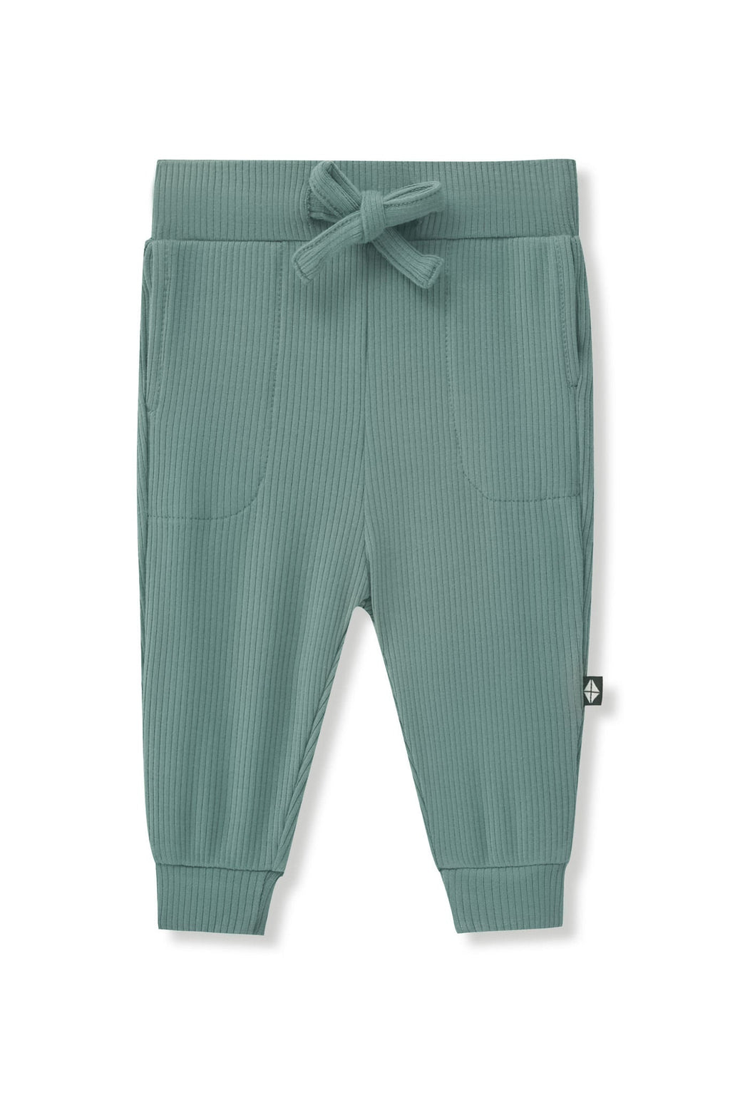 Ribbed Jogger Pant in Pine
