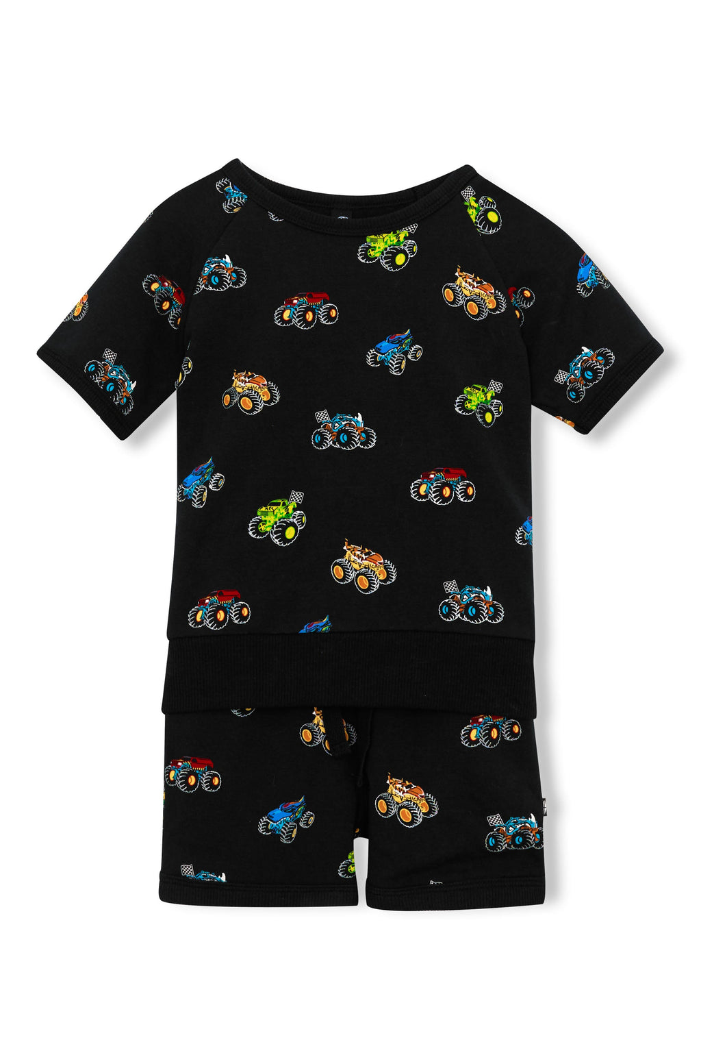 Short Sleeve Jogger Set in Monster Truck