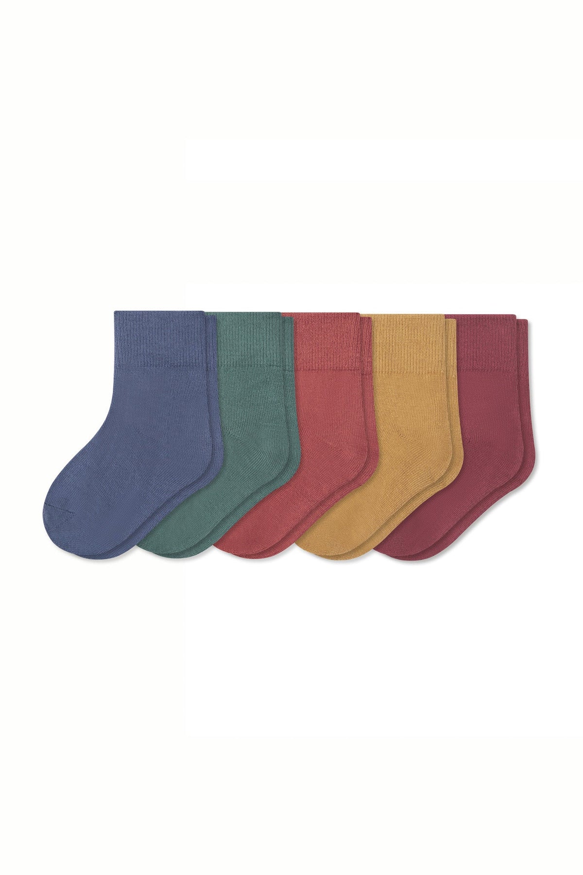 Quarter Socks Combo 5-Pack in Autumn