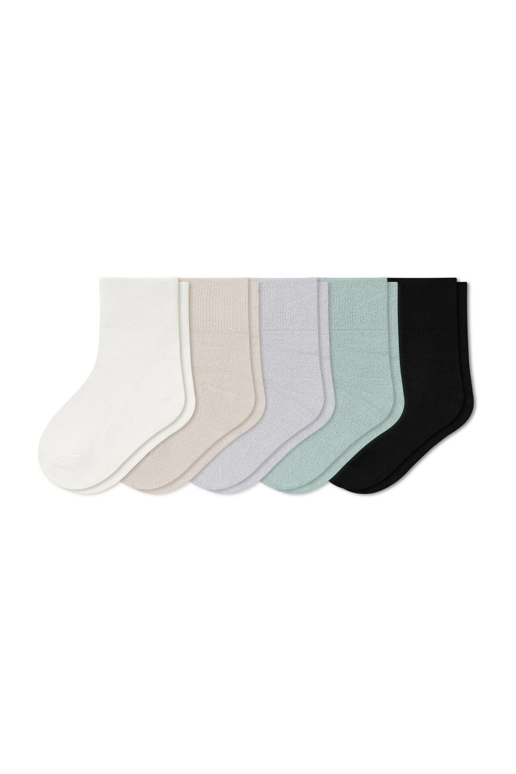 Quarter Socks Combo 5-Pack in Neutral