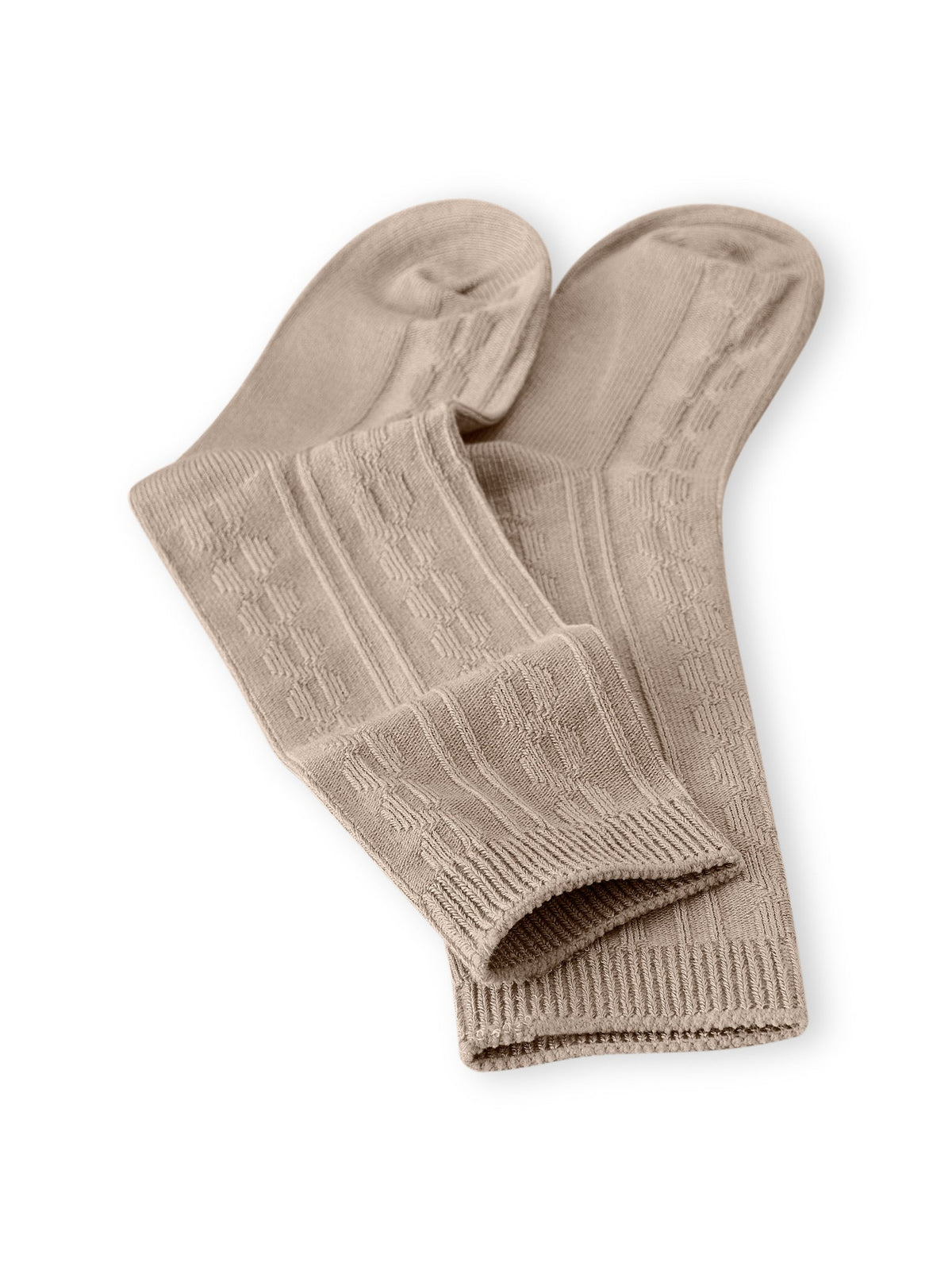 Knee High Socks in Bisque