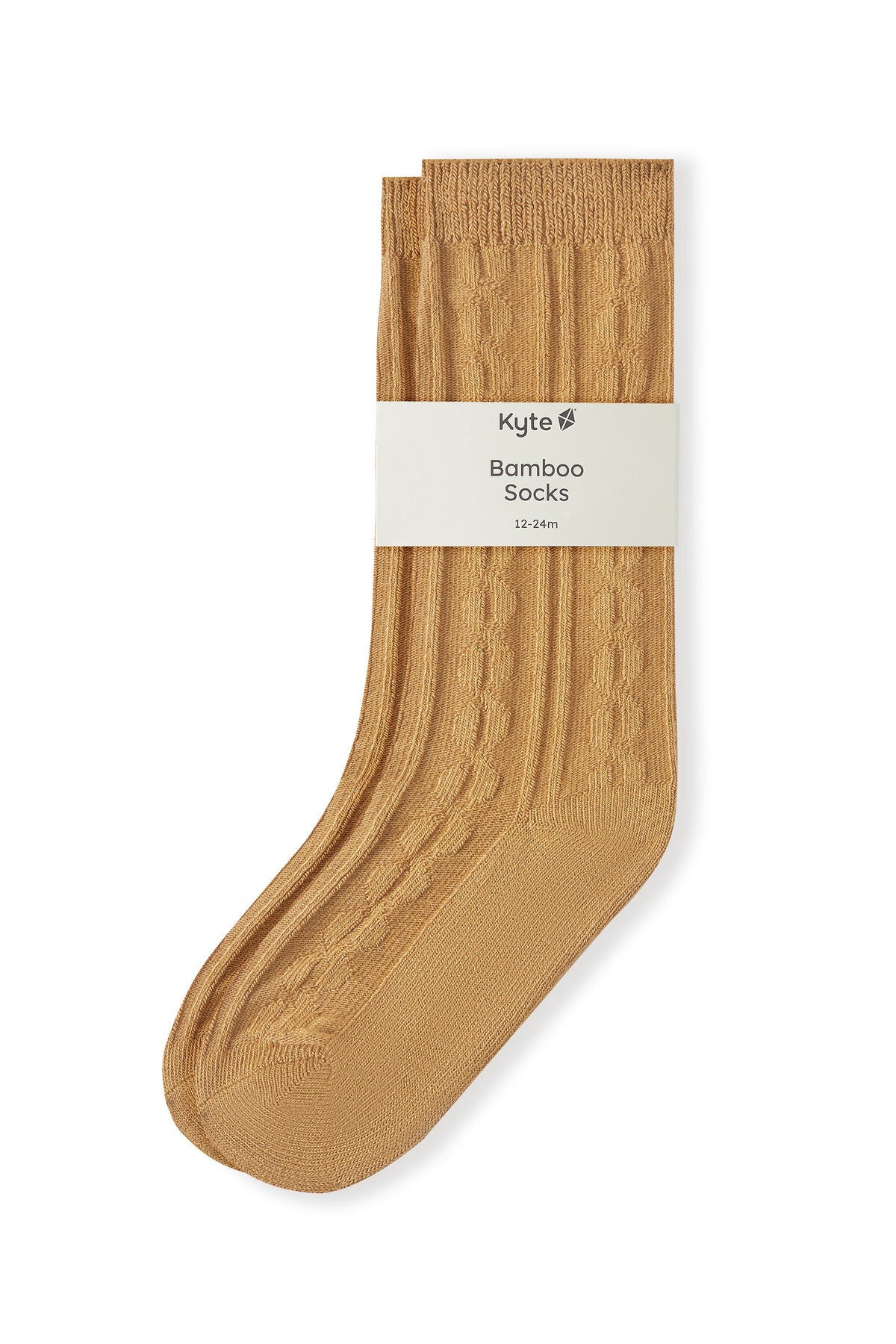 Knee High Socks in Ochre