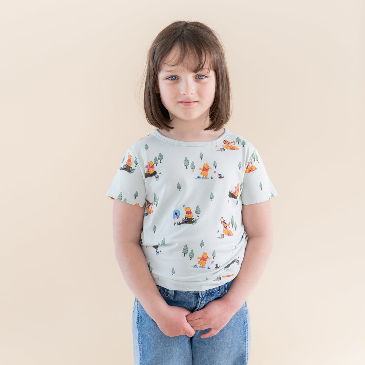 Toddler Basic Tee in Winnie the Pooh Hundred Acre Wood