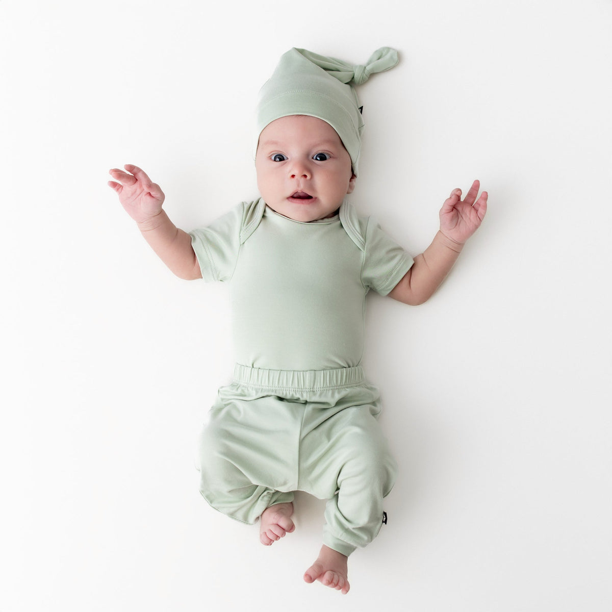 Knotted Cap in Basil