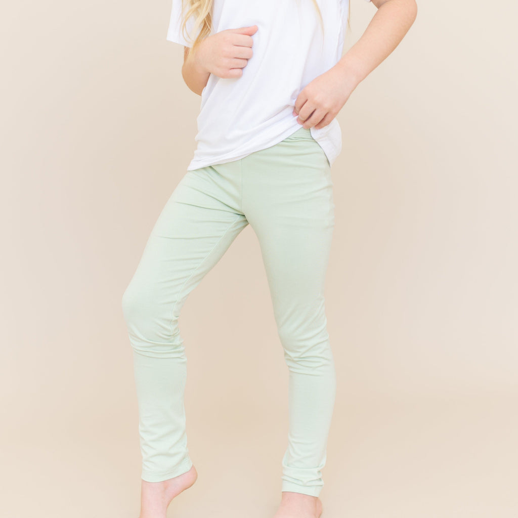 Toddler Leggings in Basil