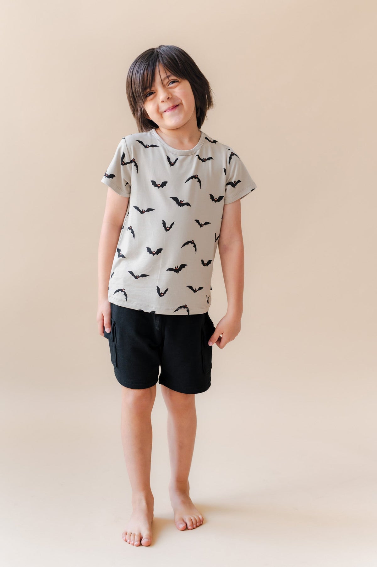Toddler Basic Tee in Bats