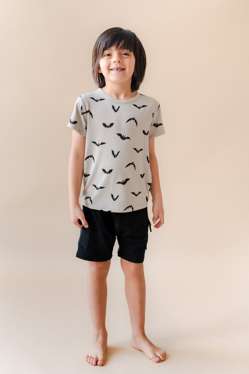 Toddler Basic Tee in Bats