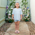 Toddler Biker Short Set in Breeze