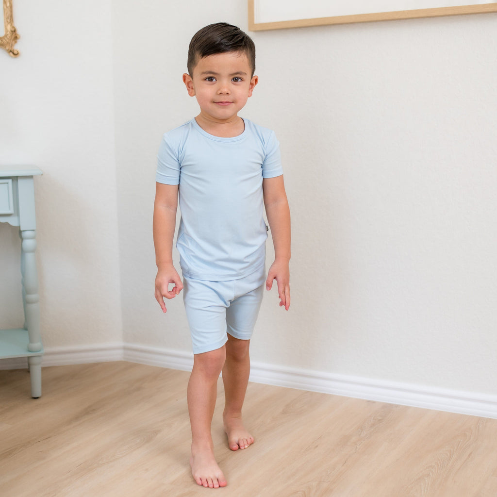 Short Sleeve Pajamas in Breeze