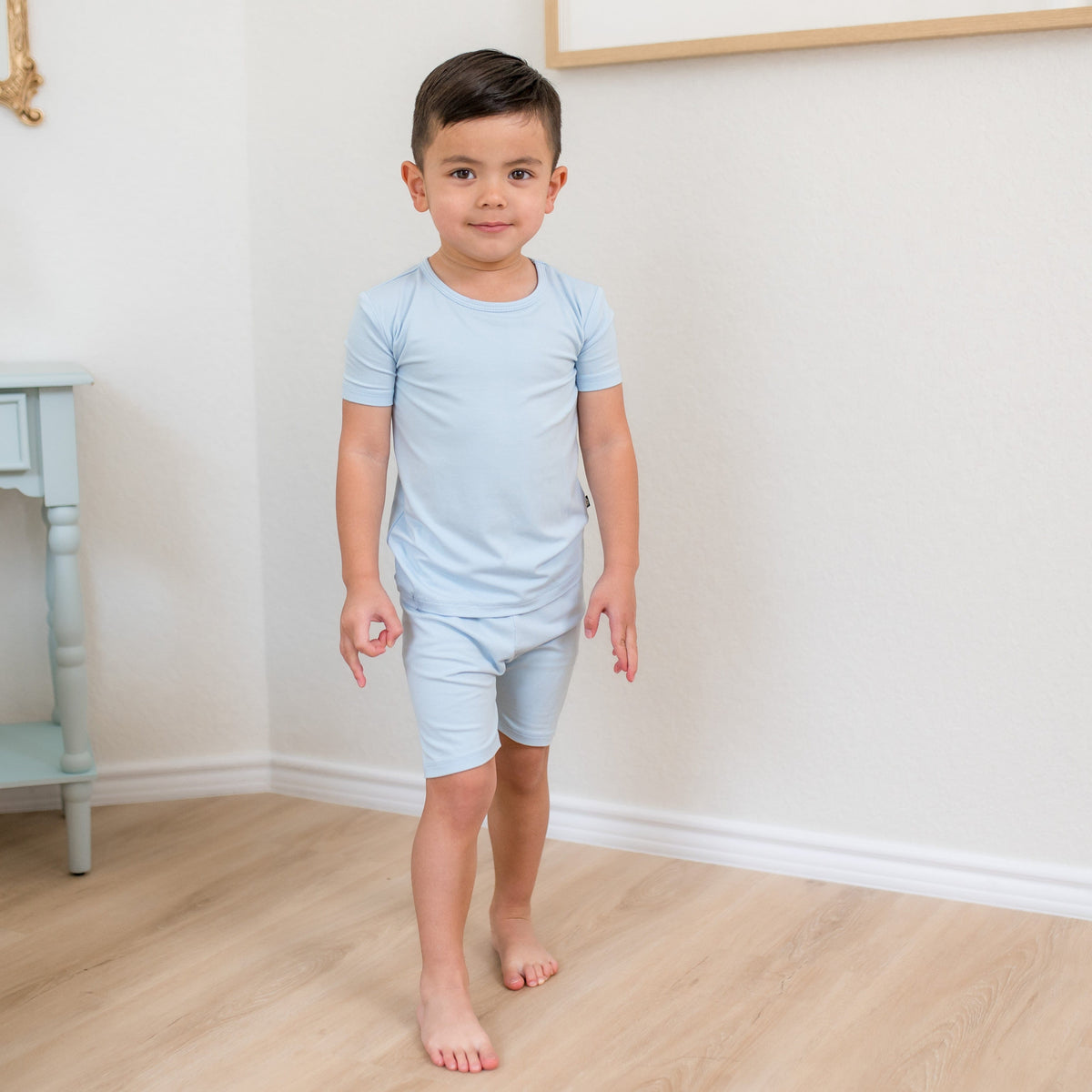 Short Sleeve Pajamas in Breeze