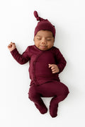 Take Me Home Set with Cap in Burgundy
