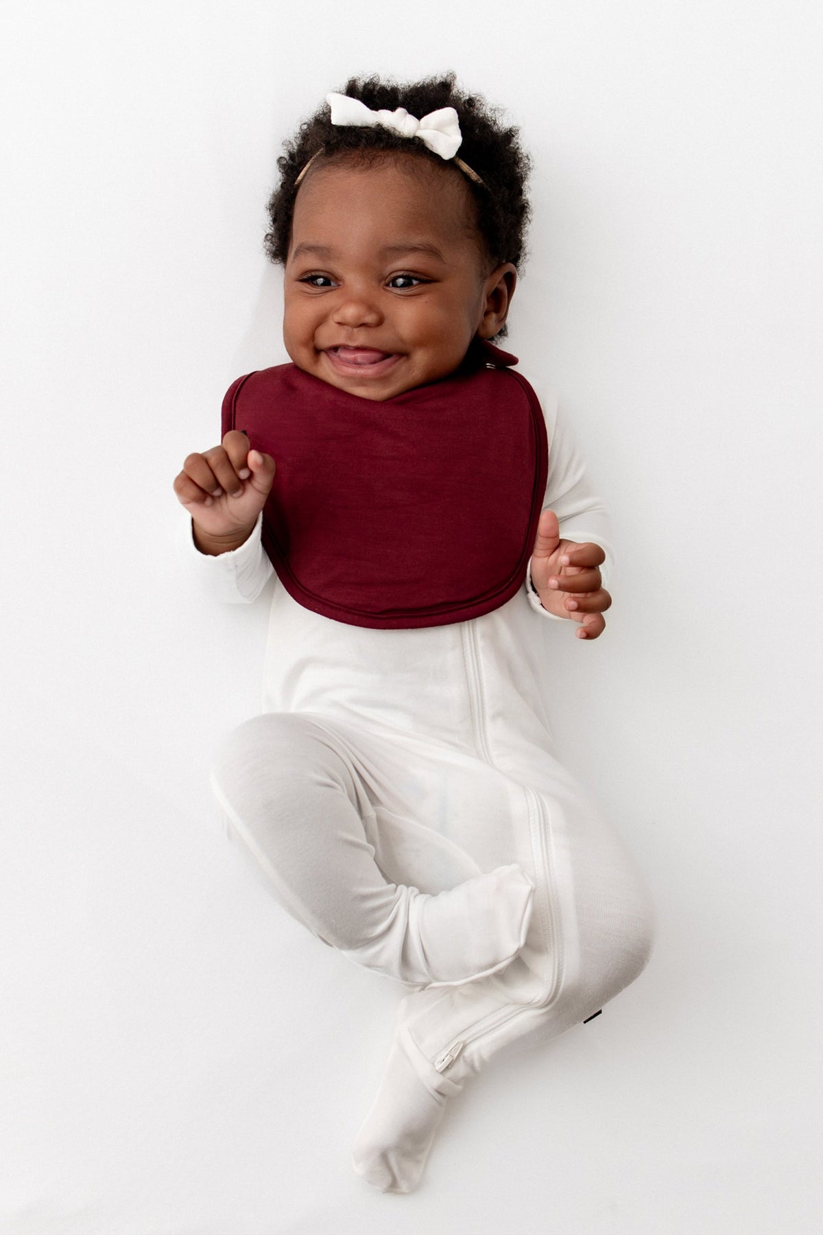 Cushy Bib in Burgundy
