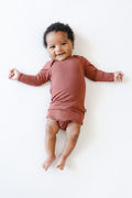 Long Sleeve Bodysuit in Ember