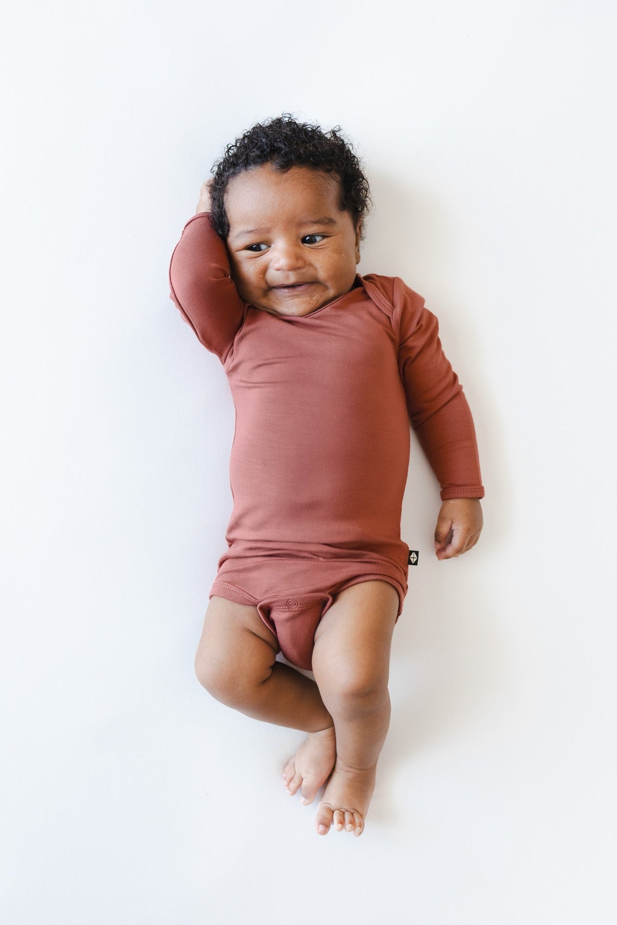 Long Sleeve Bodysuit in Ember