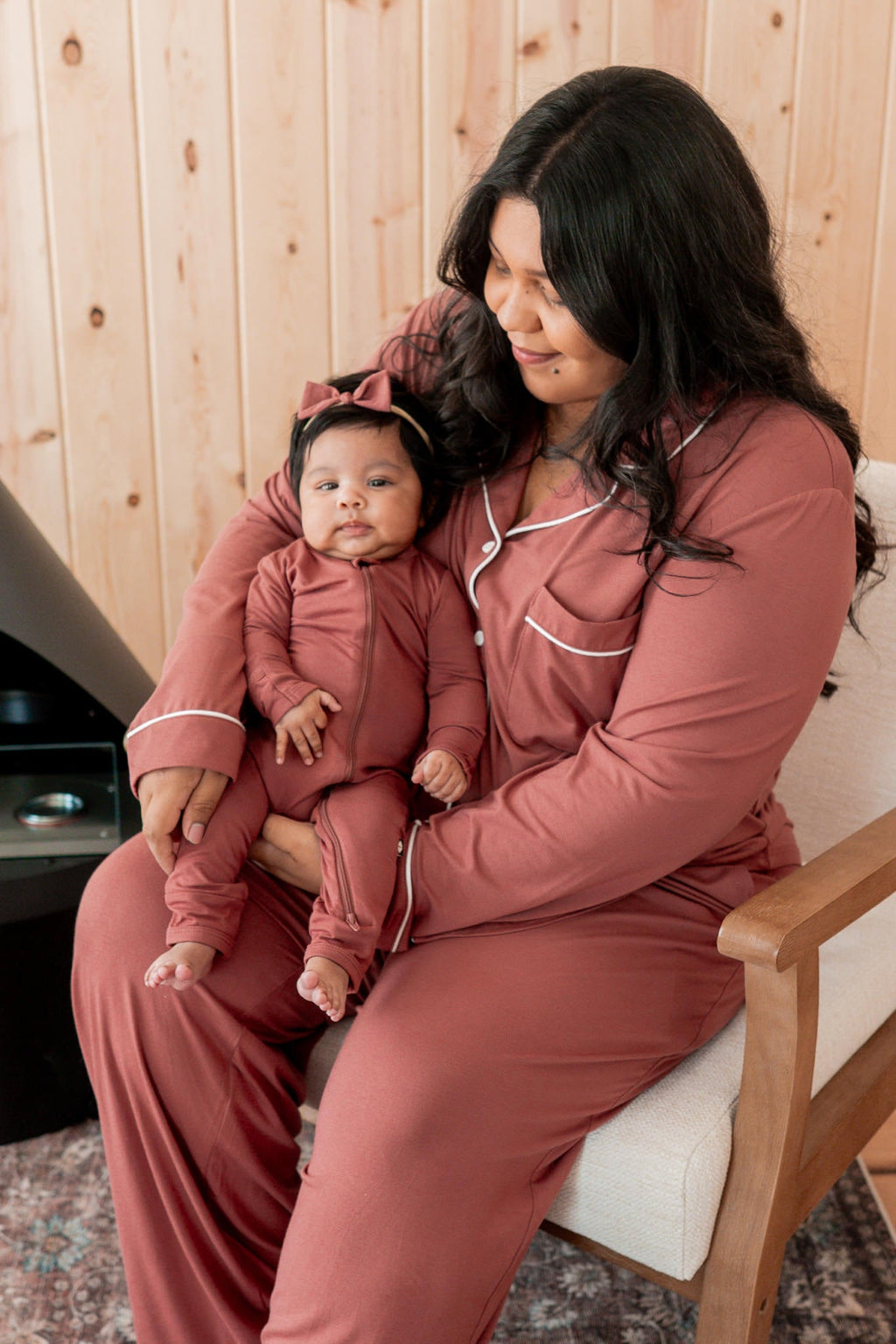 Zippered Romper in Ember